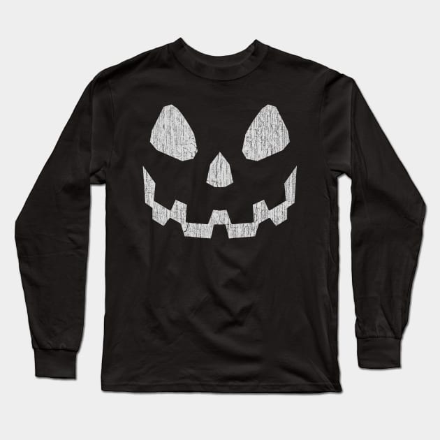 Pumpkin Face Long Sleeve T-Shirt by vender